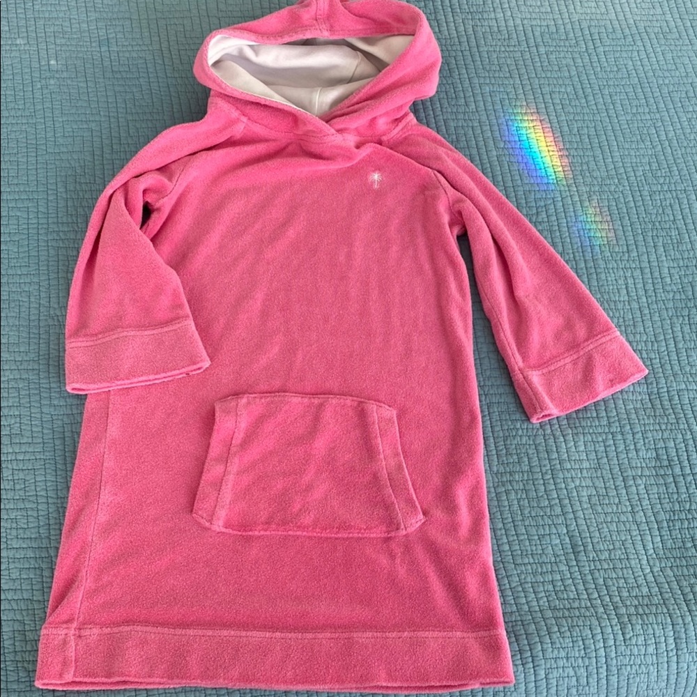 Lilly Pulitzer Pink Hooded Kids cover up